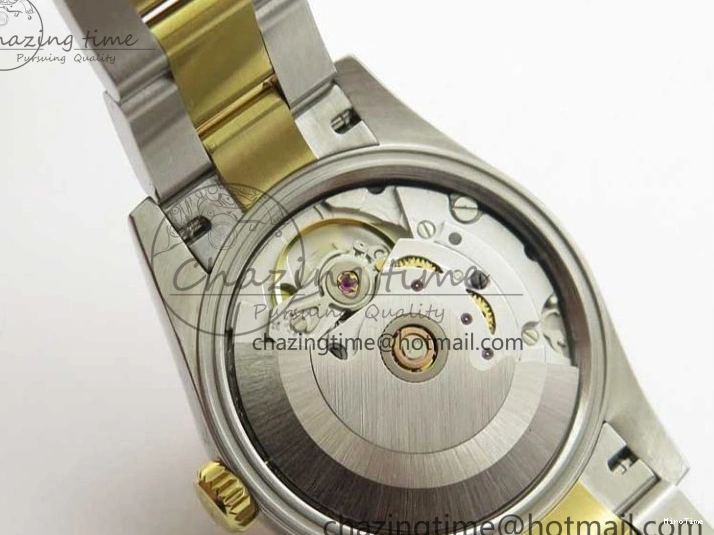 MiroTime 0203 WaterResistant Datejust 31mm 278273 SS YG BP Maker Best Edition Black Sticks Markers Dial on SS YG Oyster Bracelet 2718